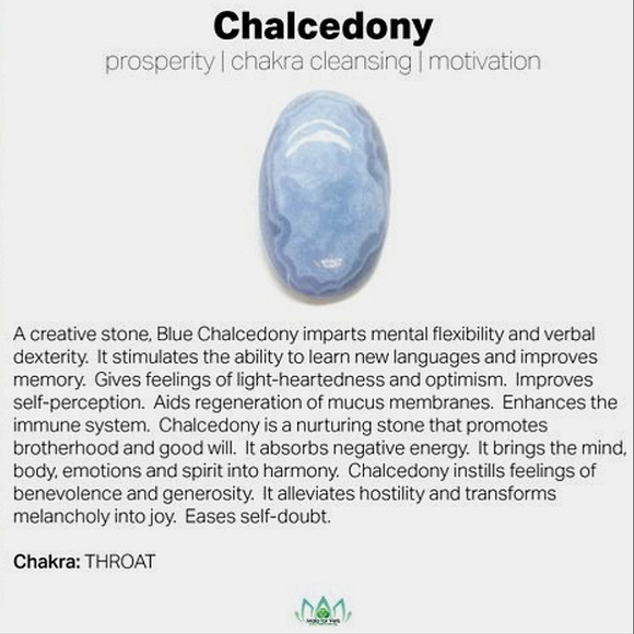 Blue Chalcedony Polished Freeform Gemstone - Picture 9 of 15